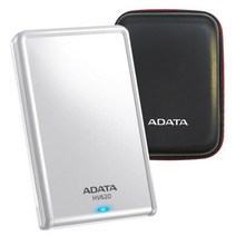 에이데이타 외장하드 HV620S 2TB + 하드케이스, 화이트