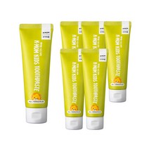 케이맘 베이비 앤 키즈 처음치약 저불소 후르츠향, 50g, 6개