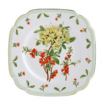 로얄알버트 보타니칼 골드 PLATE SQUARE, RHODENDRON