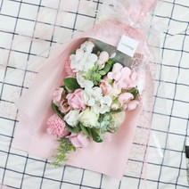 블뤼엔 조화 로맨틱 비누 꽃다발, 러블리핑크