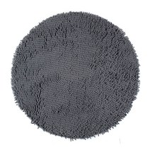조우니 강아지 노즈 워크 후각 놀이 매트 돌기형 원형 75 x 75 cm, 그레이, 1개