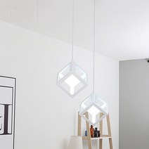 파파 플럭스 2등 팬던트 조명, 화이트