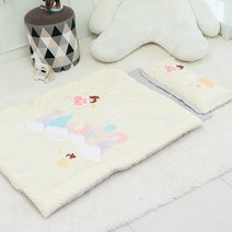 이지베이비 사계절 낮잠이불 분리형   패드   베개   일반 베개솜, 프린세스옐로우