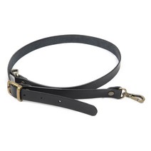 브랜드얀 감성 가죽스트랩, 블랙, 1개