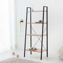 마켓비 MOBLAC 선반 600 넓은 4단, 블랙