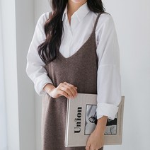 엔비룩 여성용 트윌 컬러 가오리 셔츠