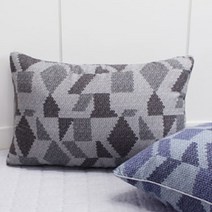 베드앤데코 코코패치 일체형베개 2p, 그레이