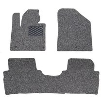 포시즌 차량용 코일카매트 확장형 1+2열, 올뉴쏘렌토 더마스터 5인승 (2015년~2017년 6월), 그레이, 기아