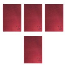 가네쉬 막th 일반노트 무지, Burgundy, 4개