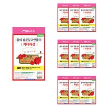유니아트 종이방문걸이만들기 카네이션 세트 DIY269, 혼합색상, 10세트