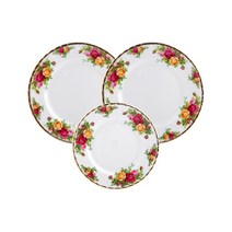 로얄알버트 황실장미 소접시 세트, 1세트, 접시 소 16 cm + 중 21 cm 2p, 혼합색상