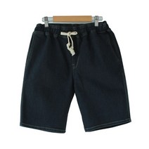 제제 남성용 스트링 밴딩 워싱 스판 청반바지