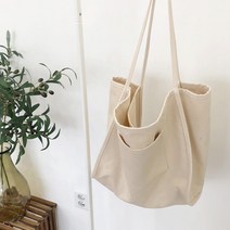 지니얼 무지 포켓 에코백 GA5185