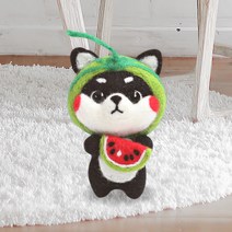 젊은이마켓 DIY 시바 니들 펠트 세트, 1세트, 수박