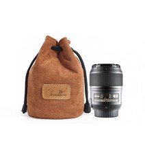 콩 K mera 충격방지 DSLR 렌즈 파우치 브라운 S, 1개