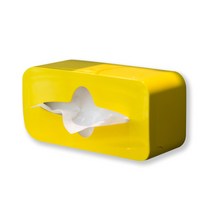 모닝듀 핸드타올 케이스 소형, 옐로우, 1개