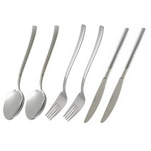본 디너 커트러리 세트, 스푼 2p + 포크 2p + 나이프 2p