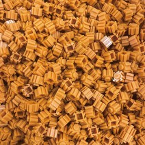 브릭월드 톡톡 놀이 컬러 디폼 블럭 지퍼 스텐드 리필용 500p, 다크옐로우