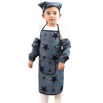 베베슈에뜨 아동용 달과별 앞치마 세트