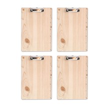 동기오피스 우드 클립보드 A4, 혼합색상, 4개