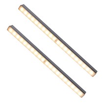 멀티탁 LED 센서라이트 2p, 옐로우, 2개