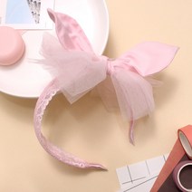 비단길 여아용 샬리 와이어리본 머리띠