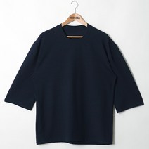 머시따 8컬러 오버핏 엠보 7부 티셔츠
