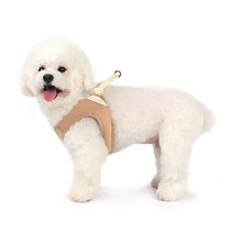 바커 저자극 이지 강아지 하네스, 베이지