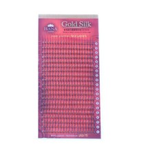 하나 골드실크 래쉬 3D 인조 속눈썹 C 0.10 13mm, 블랙, 1세트