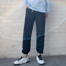 오키진 여성용 밴딩 조거 팬츠