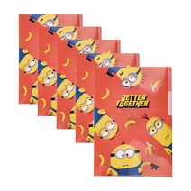 미니언즈 인덱스 화일, 레드, 5개