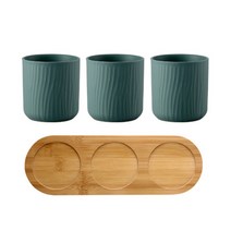 마켓피오 양치컵 도자기세트, 타입9, 1세트