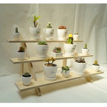 다육이 화분 받침대, 일자, 3단