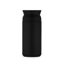 미롬 파우더 진공 스텐텀블러, 블랙, 350ml