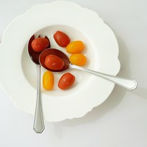테이블아트 폼 샐러드 서빙스푼 + 포크 세트, 1세트