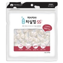 치카치카 강아지간식 우유 치실껌 SS, 1개