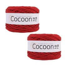 마마니트 코튼 코쿤 뜨개실 2p, 824 벽돌