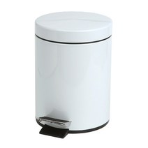 키펙스 모던 무소음 페달 휴지통 5L, 화이트, 1개