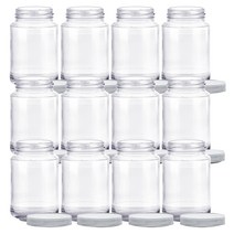 MIRKOREA PP캡 W 잼병 높은형 500 SG490, 400ml, 12개