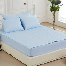 이룸앤 데일리 베이직 침대패드, 베이비블루