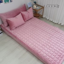이룸앤 윈터히트 극세사 침대패드, 코랄핑크