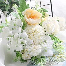 블럭마트 조화 홈장식 웨딩 꽂꽂이 부케 2p, TYPE1