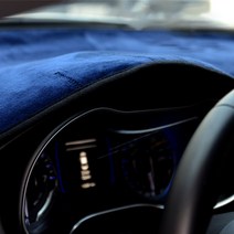 어바인클래스 벨벳 논슬립 차량 대시보드 커버 미드나잇블루 + 블랙 + 더스트백 세트, 기아, 모하비 (2020년 / 스피커유 / HUD유)