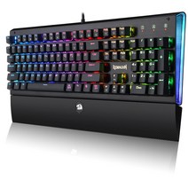 리드래곤 기계식 게이밍 키보드 갈축, K569RGB ARYAMAN, 블랙, 일반형