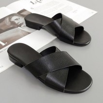 미스제인 헤르멘 가죽 슬리퍼 2.5cm