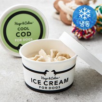휴고앤셀린 쿨카드 강아지 아이스크림 120g (냉동), 대구맛, 1개