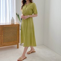 보리맘 르베 린넨 임산부 원피스