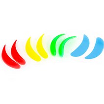 와이츄 무지개 속눈썹 펌 롯드 4종 세트, 혼합색상, 1세트