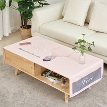 블럭마트 북유럽 패브릭 거실 캐비닛 테이블 패드, TYPE2, 60 x 170 cm