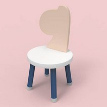 따니네 조립식 사슴 등받이 의자 BD003, 베이지